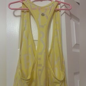 lululemon athletica Yellow Tank Top